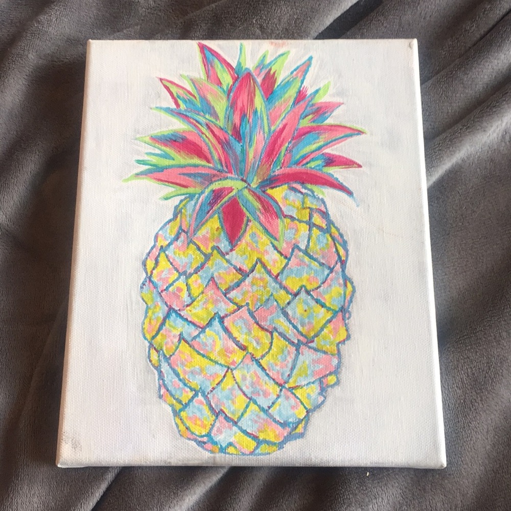 Pineapple canvas!